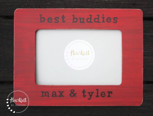 Best Buddies Baby Boy Picture Frame Personalized New Gift - image 1