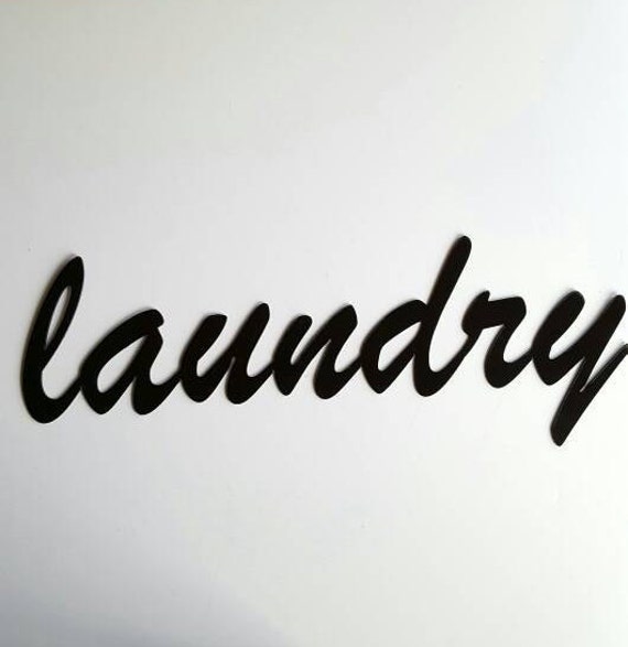 Laundry Metal Wall Home Decor. Great Housewarming, Birthday Or Christmas Gift - image 1