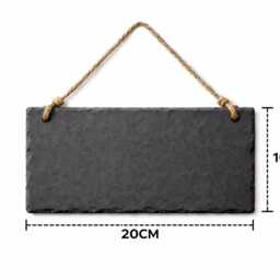 Carpe Diem Hanging Slate Sign - Engraved Motivational Quote Plaque, Inspirational Wall Decor, Rustic Gift, Positive Message - thumbnail 2
