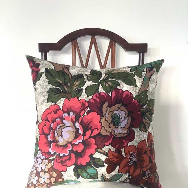 Liberty Of London Vintage Fabric Cushion - image 1