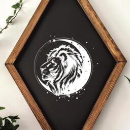 Astrological Wooden Wall Art - Custom-Made Zodiac Decor For Bedrooms & Living Rooms - thumbnail 2