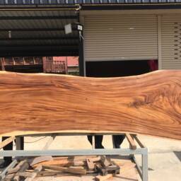 Live Edge Dining Table Acacia Wood Solid Slab Length Design C11 , Long 350cm - thumbnail 4