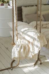 Linen Pillowcase With Ruffles Standard , Queen King Euro Sham Body Pillow Size. Bed Pillows. Washed & Softened. Made By Mooshop.8 - thumbnail 1