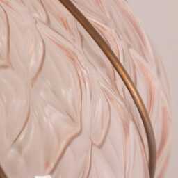 Hanging Lantern Murano Glass - Pink Hand-Blown Italy Decorative Pendant Light - thumbnail 4