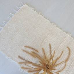 Runner Rug Cream 300 cm Hallway Rug, Bedroom Runner Bohemian Farmhouse Decor, Tapis Beige, Beiger Teppich - thumbnail 4