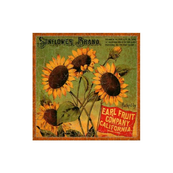 Handcrafted Sunflower Sign - Rustic Floral Wall Decor - image 1