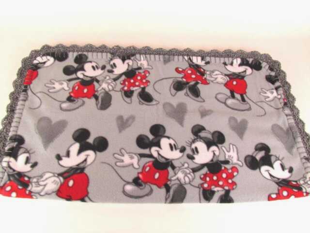 Fun With Mickey & Minnie Mouse Fleece Baby Blanket - image 1