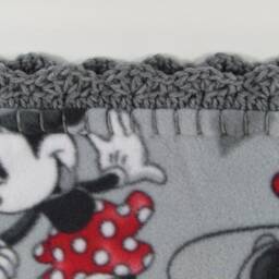 Fun With Mickey & Minnie Mouse Fleece Baby Blanket - thumbnail 3