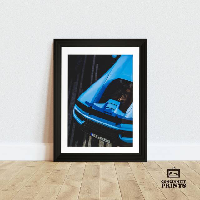 Lamborghini Huracan - Supercar A3 A4 Framed Poster Print Wall Art - image 1