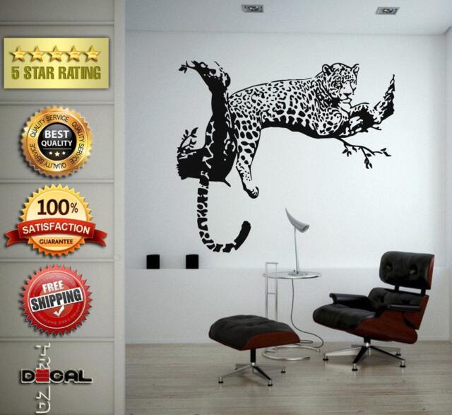 Cheetah Predator Jungle Cat Animal Wall Decal Vinyl Sticker Mural Room Decor L1774 - image 1