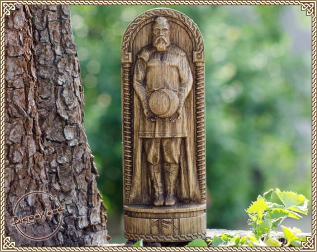 Mani, Norse Pagan God Statue, For Asatru Altar Kit & Heathen Ritual - image 1