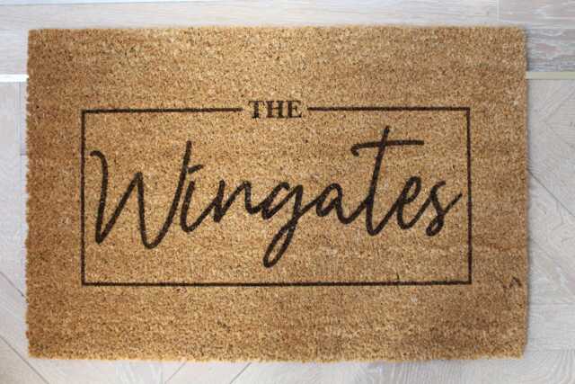 Personalised Custom Doormat - Cozy Coir Welcome Mat Personalized Gift - image 1