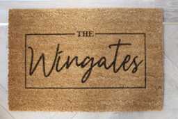 Personalised Custom Doormat - Cozy Coir Welcome Mat Personalized Gift - thumbnail 1