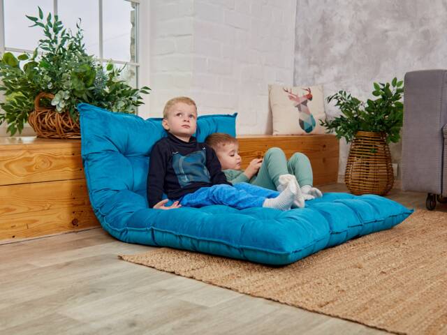 Soft Floor Cushion, Velvet Reading Nook Pillow, Custom Large Kids Cushion, Pillow Seating - image 1