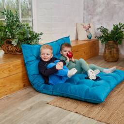Soft Floor Cushion, Velvet Reading Nook Pillow, Custom Large Kids Cushion, Pillow Seating - thumbnail 2