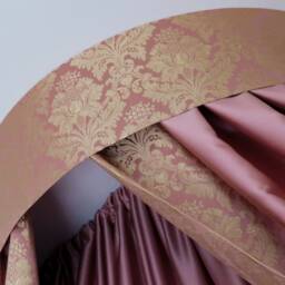 Gold Damask Bed Crown Canopy W30 - thumbnail 2