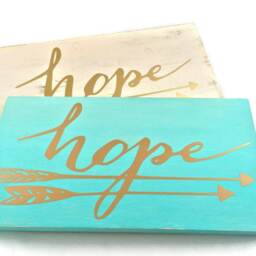 Hope Arrow Vinyl Wall Decal Inspirational Art - thumbnail 2