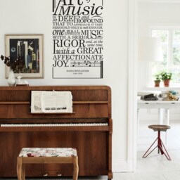 Nadia Boulanger Music Quote Vinyl Wall Decal - Studio Decor - thumbnail 2