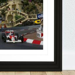 Ayrton Senna Monaco Marlboro Poster Print - Mclaren Portrait A3 A4 Wall Art - thumbnail 3