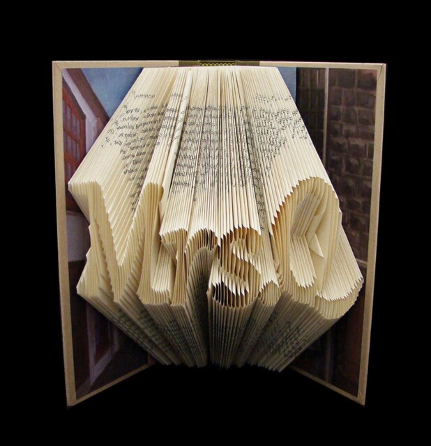 Mrs.q - 4 Letter Words Teacher Professor Neighbor Friend Folded-Book Art Book Sculpture Unique Personalized Gift Custom - image 1