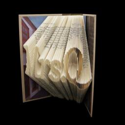 Mrs.q - 4 Letter Words Teacher Professor Neighbor Friend Folded-Book Art Book Sculpture Unique Personalized Gift Custom - thumbnail 3