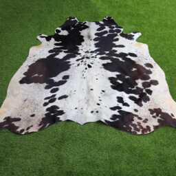 Cowhide Rug-Real Black & White Rug-Hair On Rugs For Living Room-Large Rug-Brazilian Area Rug-Panda Print Cow Rug - thumbnail 2