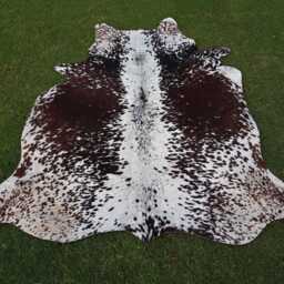 Cowhide Rug-Real Black & White Rug-Hair On Rugs For Living Room-Large Rug-Brazilian Area Rug-Panda Print Cow Rug - thumbnail 3