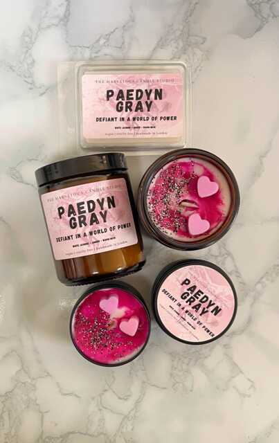 Paedyn Gray Candle - Powerless Fantasy Romance Bookish Gift - image 1