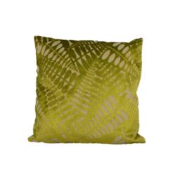 Harlequin - Arcadia Velvet Moss & Neutral Designer Art Deco Cut Cushion Cover Throw Pillow Home Decor - thumbnail 1