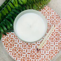 Personalised Bereavement Photo Candle - Remembrance - Memoriam With Sympathy This Burns in Loving Memory Of Frosted Glass Jar - thumbnail 3
