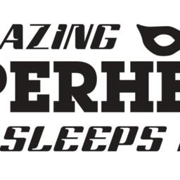 Superhero Sleeps Here Vinyl Wall Decal - Kids Room Decor - thumbnail 3