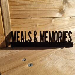 Meals & Memories Door Topper, Shelf Decor, Wall Quirky Home Interior Gift, Door Decoration - thumbnail 3