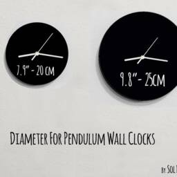 Halloween Bat Swinging On Moon With Witch Silhouette - Wall Clock Pendulum Clock Unique Gift Idea - thumbnail 2
