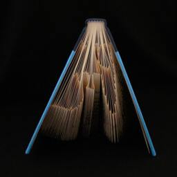 P + A 2 Letters With Symbol Togetherness Wedding Anniversary Gift Folded-Book Art Sculpture - thumbnail 4