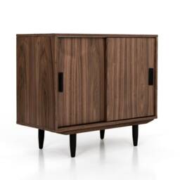 Mid-Century Sideboard, Dresser, Commode, Credenza Made Of Walnut Vaneer - Livlo O-P01 - thumbnail 4