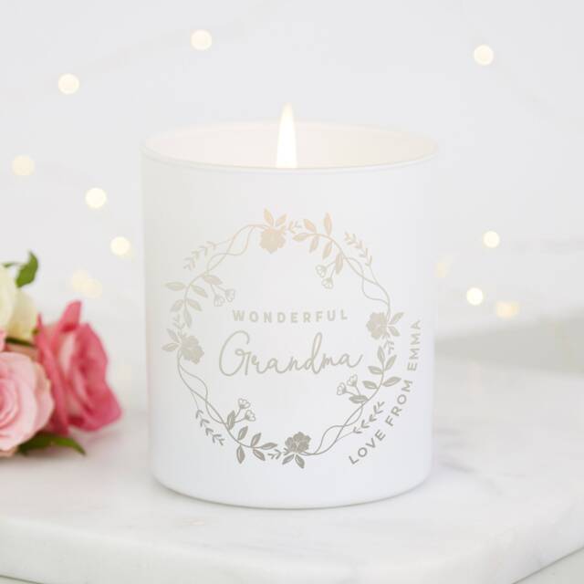 Mother's Day Gift For Grandma Personalised Candle Keepsake - Gifts - image 1