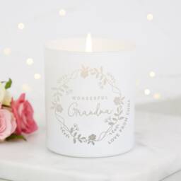 Mother's Day Gift For Grandma Personalised Candle Keepsake - Gifts - thumbnail 1