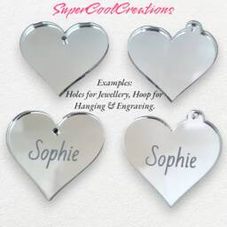 Rounded Corner Acrylic Mirror Custom Colors & Shapes - thumbnail 4