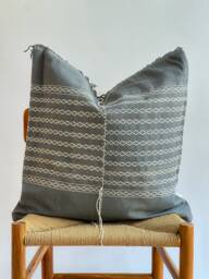 Hand Woven Natural Fiber Pillow Cover - thumbnail 1