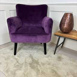 Green Velvet Arm Chair, Accent Lounge Reading Armchair, Stylish Furniture - thumbnail 4