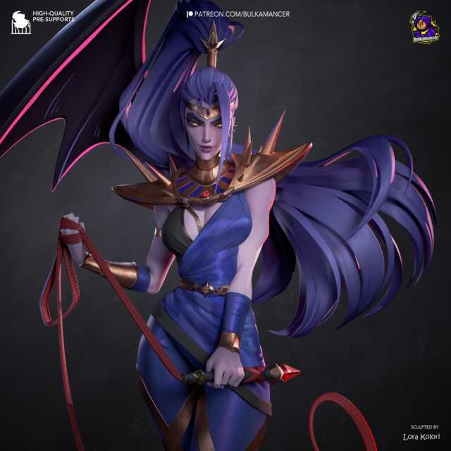 Megaera - Hades 3D Printed Figure 110 Scale - image 1