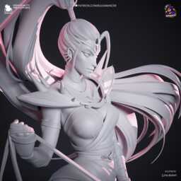 Megaera - Hades 3D Printed Figure 110 Scale - thumbnail 4