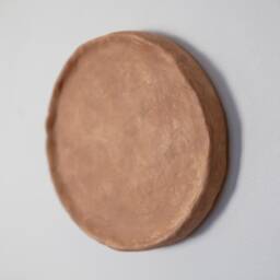 Japandi Wall Art, Wabi Sabi Textured Round Wall Art, Boho Neutral Mediterranean Interior, Terracotta, Earth Tone, Hygge - thumbnail 3