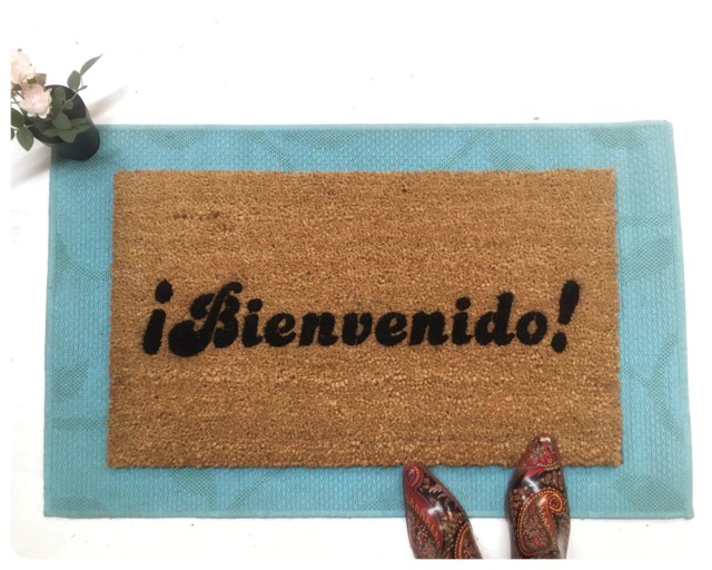 Bienvenido Doormat - Hispanic Heritage Month Damn Good Doormats + - image 1