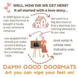 Bienvenido Doormat - Hispanic Heritage Month Damn Good Doormats + - thumbnail 3