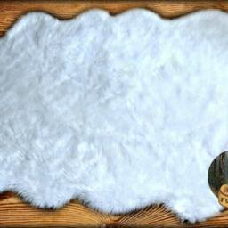 Faux Fur Sheepskin Rug - Quatro 4 Pelt Shaggy Area - thumbnail 3