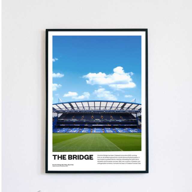 Chelsea Fc Football Poster Print Vintage Retro A4 Print Painting England - Ice Cold The Blues Stamford Bridge Cole Palmer - image 1