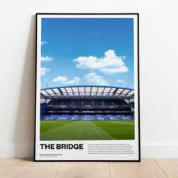 Chelsea Fc Football Poster Print Vintage Retro A4 Print Painting England - Ice Cold The Blues Stamford Bridge Cole Palmer - thumbnail 2