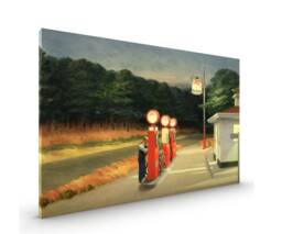 Gas Station Edward Hopper Canvas Or Poster Print Glossy in Various Sizes - thumbnail 1