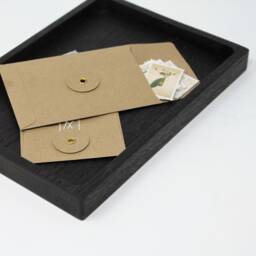 Oak Desk Tray Trinket Valet Dish Food Safe - thumbnail 2